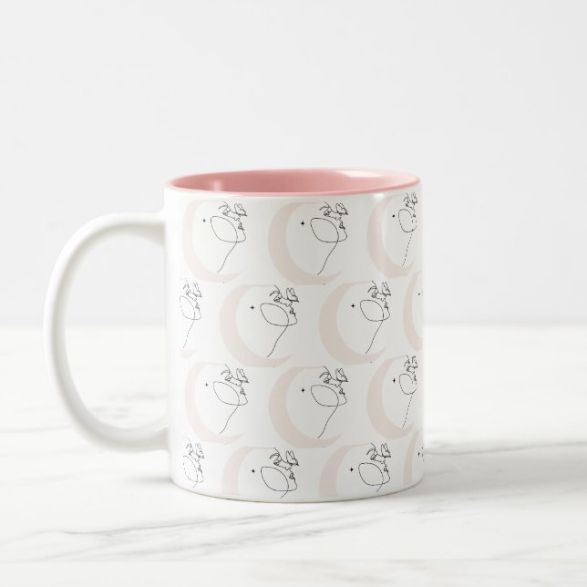 Woman Two-Tone Coffee Mug (Left)