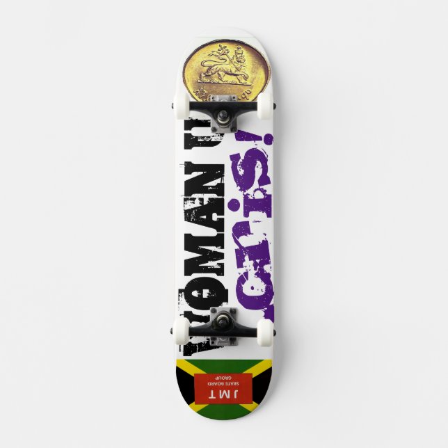 WOMAN U CRIS Skateboard (Front)