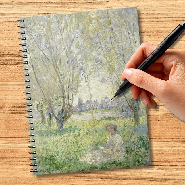 Woman under Willows, Monet 1880 Notebook (Creator Uploaded)