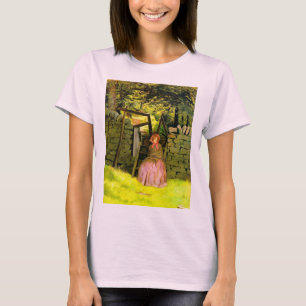 Woman Waiting (by John Everett Millais) T-Shirt