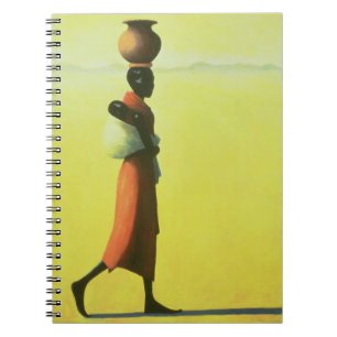 Woman Walking 1990 Spiral Notebook