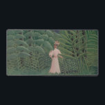 Woman Walking in an Exotic Forest, Henri Rousseau Desk Mat<br><div class="desc">Henri Rousseau,  oil on canvas,  1905
oil painting,  fine art,  traditional art,  modern art,  jungle,  rainforest,  plants,  landscape,  woman,  lady,  plants,  trees,  oranges,  fruits,  exotic,  green,  forest,  surreal,  flowers,  fantasy,  fantastical,  eclectic,  chic,  stately,  sophisticated,  funky,  home decor,  unique,  maximalist,  groovy,  maximalism,  fancy,  elegant, </div>