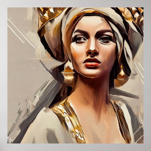 Woman Wall Decor, Queen of Sheba Poster