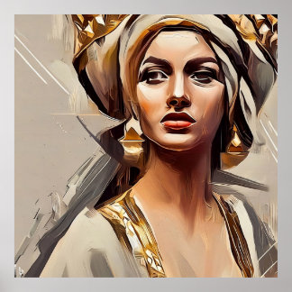 Woman Wall Decor, Queen of Sheba Poster