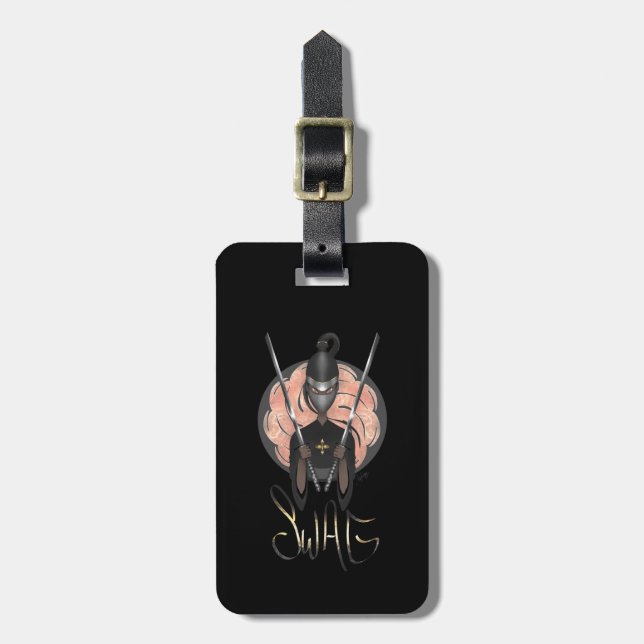 Woman Warrior Strong Luggage Tag (Front Vertical)