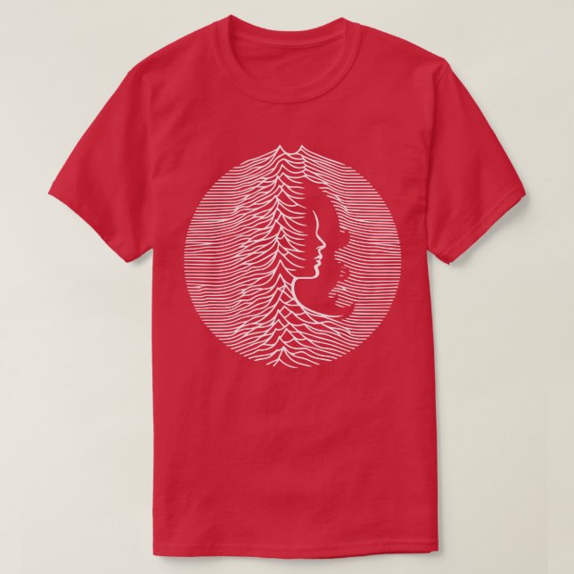 woman waves design T-Shirt (Design Front)