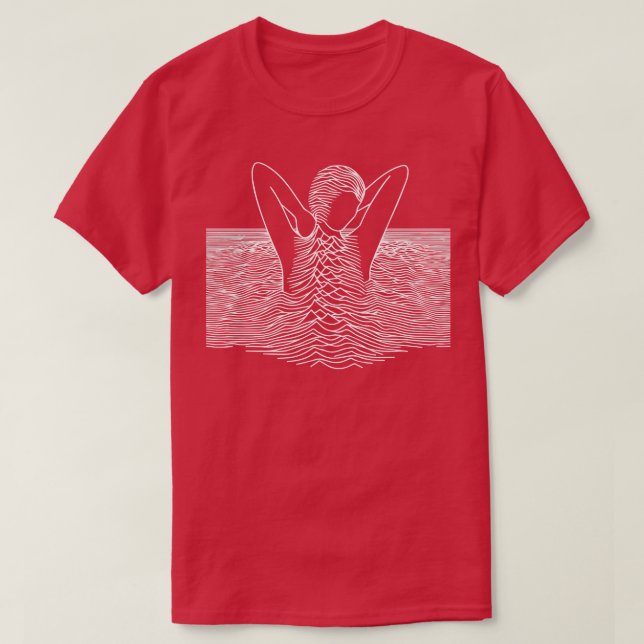 woman waves T-Shirt (Design Front)
