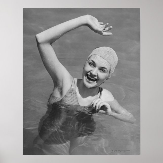 Woman Waving Poster (Front)