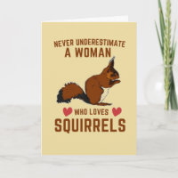 Woman Who Loves Squirrels Never Underestimate