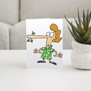 Woman Who Told Lies Card