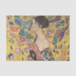 Woman with a Fan by Gustav Klimt Tissue Paper<br><div class="desc">Gustav Klimt is one of the most famous Art Nouveau artists of the genre. He was active in the late 19th / early 20th centuries.</div>