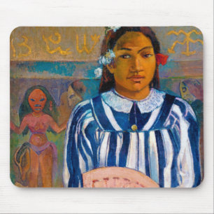 Woman with A Fan, Gauguin Mouse Pad