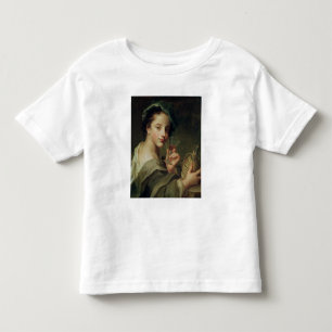 Woman with a Glass of Wine Toddler T-Shirt
