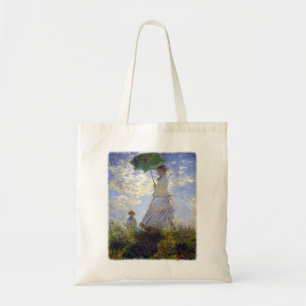 Woman with a Parasol by Claude Monet Tote Bag