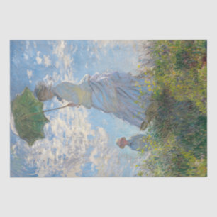 Woman With A Parasol by Monet Shabby Chic Tissue Paper