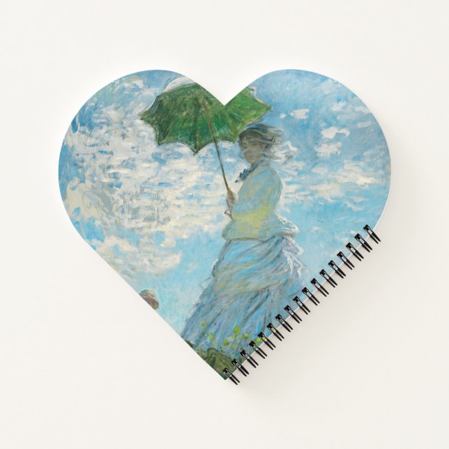 Woman with a Parasol  Claude Monet    Notebook (Back)