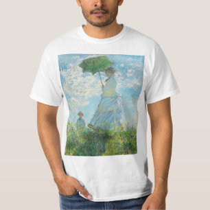 Woman with a Parasol Claude Monet T-Shirt