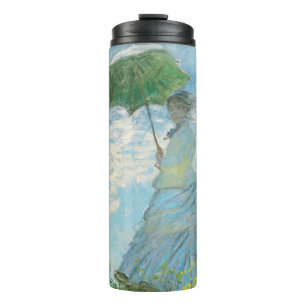 Woman with a Parasol Claude Monet Thermal Tumbler
