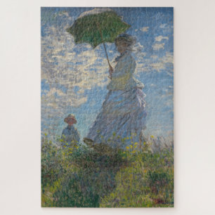 Woman With a Parasol Jigsaw Puzzle