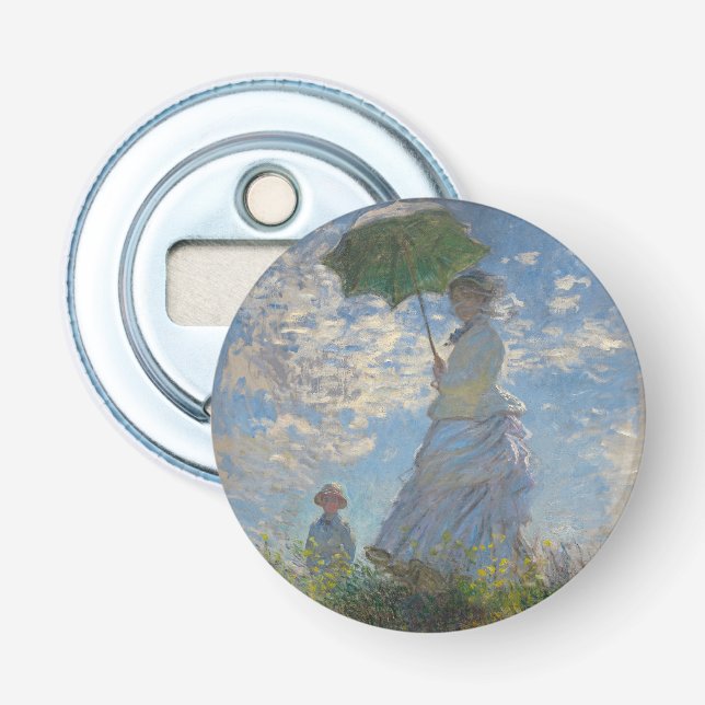 Woman with a Parasol - Madame Monet and Her Son Bottle Opener (Front)
