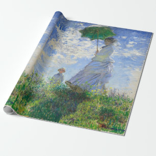 Woman with a Parasol, Madame Monet and Her Son Wrapping Paper