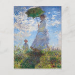 Woman with a Parasol | Monet | Postcard<br><div class="desc">Woman with a Parasol is a 1875 painting by French Impressionist Claude Monet.</div>