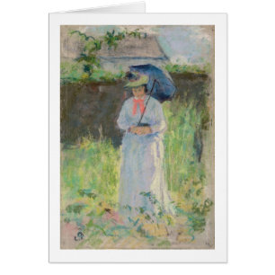 Woman with a Parasol (pastel on paper)