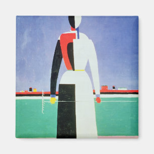 Woman with a Rake, c.1928-32 Magnet