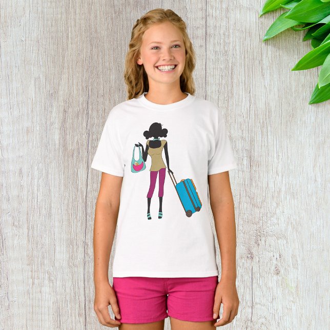 Woman With A Suitcase T-Shirt (Creator Uploaded)