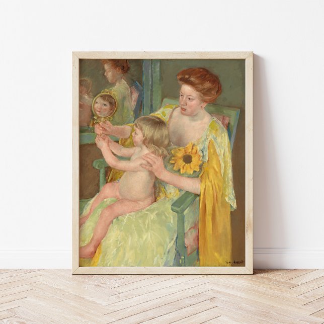 Woman with a Sunflower | Mary Cassatt Poster (Creator Uploaded)