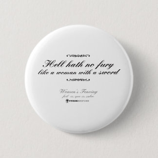Woman With a Sword 6 Cm Round Badge