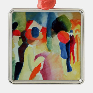 Woman with a Yellow Jacket, 1913 Metal Tree Decoration