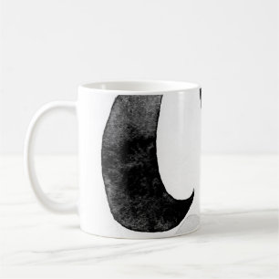 Woman with black sunglasses. Fashion illustration. Coffee Mug