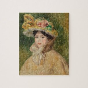 Woman with Capeline by Pierre Auguste Renoir Jigsaw Puzzle