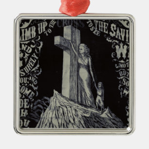 Woman with Child and Cross The Sanctuary of Love Metal Tree Decoration