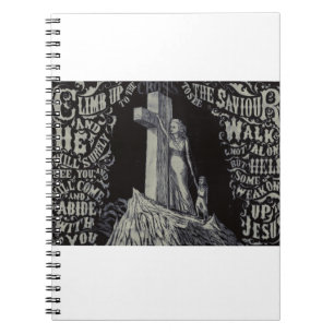 Woman with Child and Cross The Sanctuary of Love Notebook