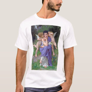 Woman with Cupid, Bouguereau T-Shirt