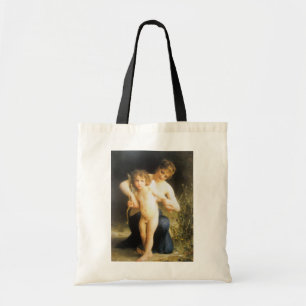 Woman with Cupid, Bouguereau Tote Bag