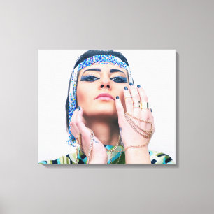 Woman with Egyptian look Canvas Print