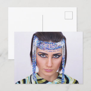 Woman with Egyptian look Postcard