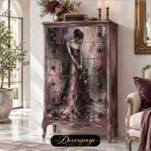 Woman with Faded Roses