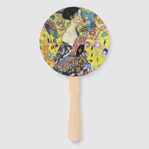 Woman with Fan by Gustav Klimt