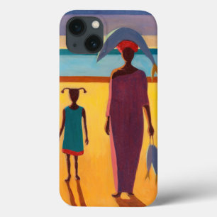 Woman with Fish iPhone 13 Case