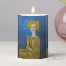 "Woman with folded arms"