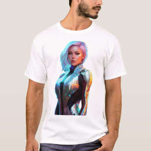 Woman With Futuristic Beauty T-Shirt