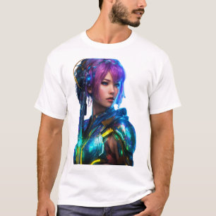 Woman With Futuristic Beauty T-Shirt