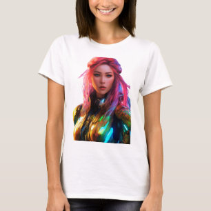 Woman With Futuristic Beauty T-Shirt