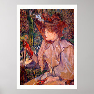 Woman With Gloves #2 Poster