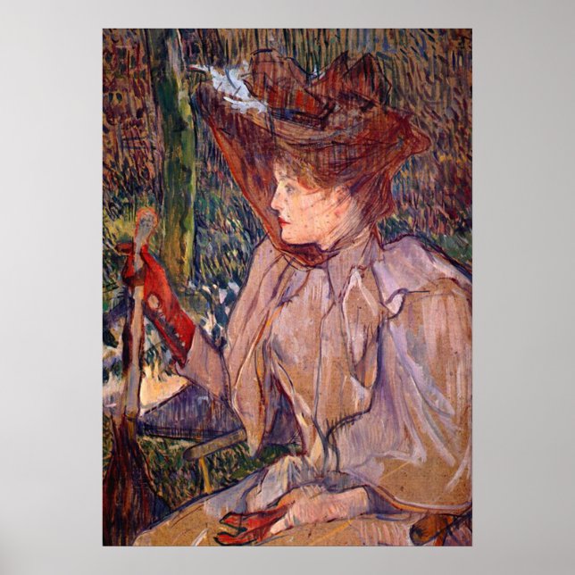 Woman With Gloves Poster (Front)