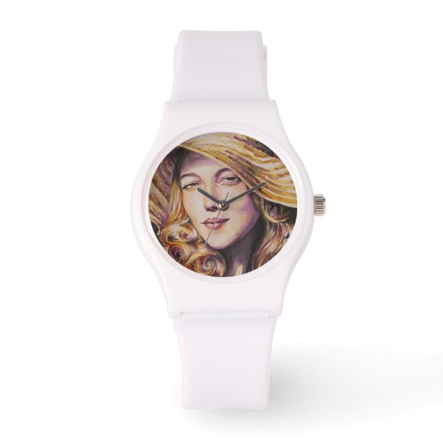 Woman with hat watch (Front)